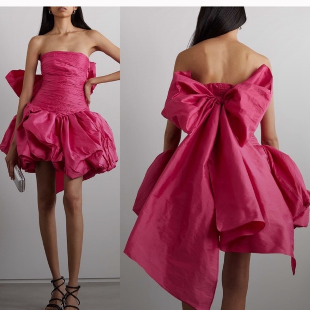 Beautiful Aje Piacere Bubble Hem Mini Dress - FUCHSIA/US 8